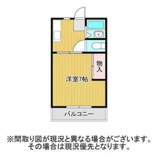 コーポサンライズ【1階】の間取り