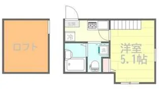 パークサイド金沢【1階】の間取り