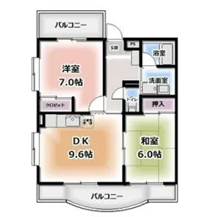 リュミエール【4階】の間取り
