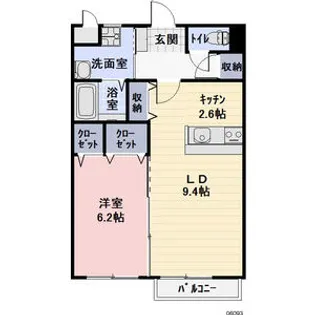 フラワーピーチパートⅢ【1階】の間取り