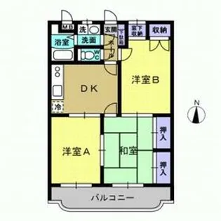 ユーミーラフェンテ【3階】の間取り