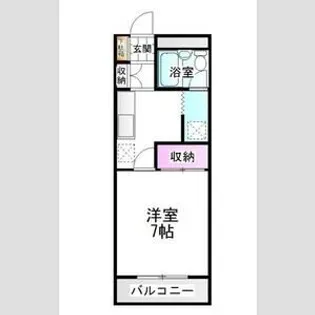 本木マンション【2階】の間取り