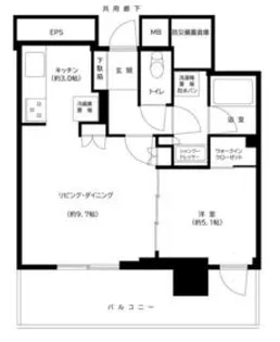 大宮スカイ&スクエア ザ・レジデンス【4階】の間取り