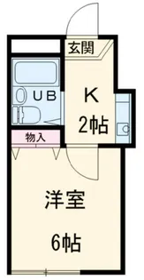 カーサ城南【205号室】の間取り