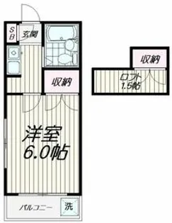 メゾンドアミ【203号室】の間取り