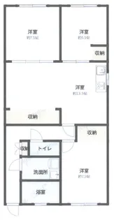 サンハイツいずみ【306号室】の間取り