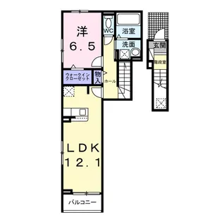 イーケートラスト【2階】の間取り