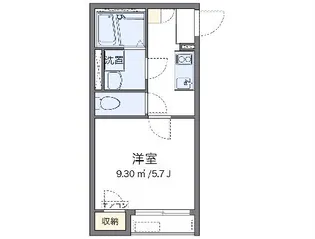 クレイノヒューゲル七番館【2階】の間取り