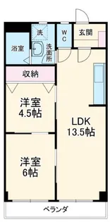 チェルシー【109号室】の間取り