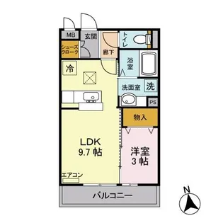 CityPall24【1階】の間取り