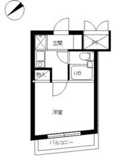 スカイコート川崎第8【6階】の間取り
