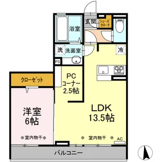 ブランキューブ【2階】の間取り