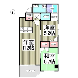 CITYPARK光【3階】の間取り