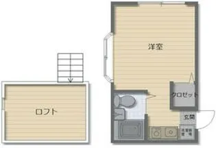 コーポマリーナ相模原Ⅲ【1階】の間取り
