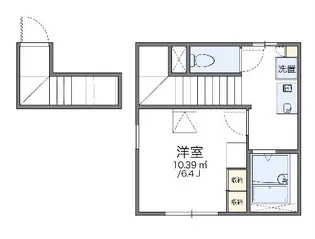 レオパレスなかむら【2階】の間取り