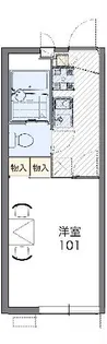 レオパレスマロンフィルド【2階】の間取り