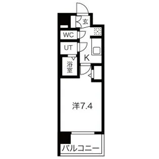 プレサンス THE KYOTO 流雅【5階】の間取り