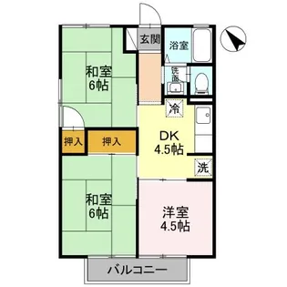 メゾンパーク【103号室】の間取り