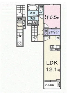 リーフ【2階】の間取り