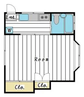 パークハイム桜川【2階】の間取り