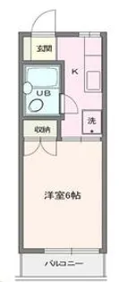 町保コーポ【102号室】の間取り