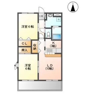 プロニティ・ハイム【1階】の間取り