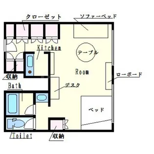 メゾン淀川【10階】の間取り