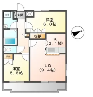 LONG HILLS(ロング ヒルズ)【1階】の間取り