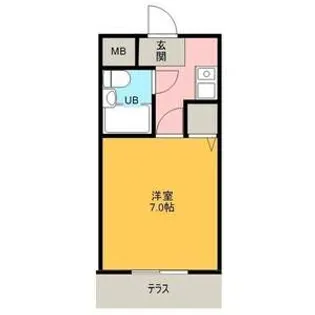 ファロス【0110号室】の間取り