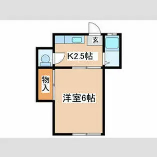 富士荘【2階】の間取り