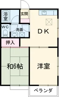 ミニヨンヌ【2階】の間取り