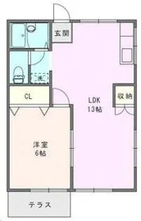 君津ハイツ【102号室】の間取り