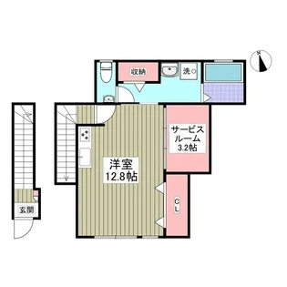 ANIMAL KINGDOM【2階】の間取り