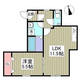 ANIMAL KINGDOM【1階】の間取り