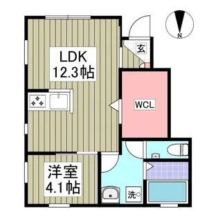 ANIMAL KINGDOM【1階】の間取り