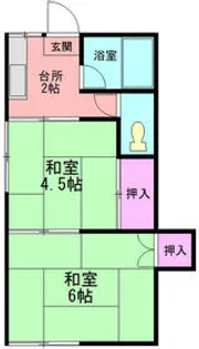 みどり荘【1階】の間取り