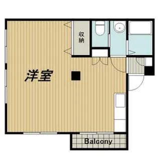 コーポ広上【1階】の間取り