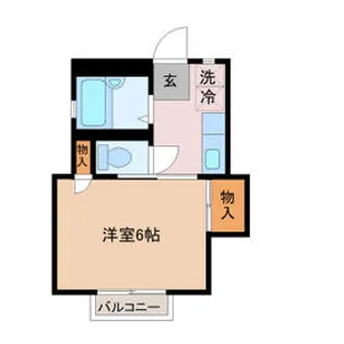 クレーンハイツ【2階】の間取り