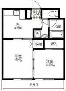 パレットハウス【1-A号室】の間取り