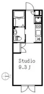 ラティエラ西蒲田【4階】の間取り