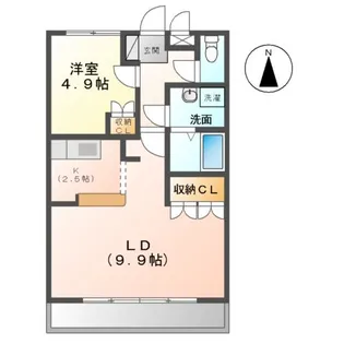 ブリリアントジェイド(Brilliant jade)【1階】の間取り