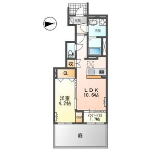仮)スターテラスⅡ多功【1階】の間取り