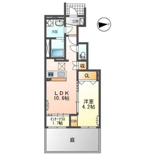 仮)スターテラスⅡ多功【1階】の間取り