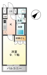 ウィングコート【2階】の間取り