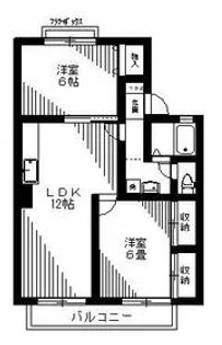 パストラルコート【205号室】の間取り