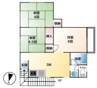 桑原アパート【2階】の間取り