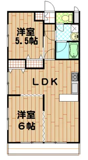 ヒルズマンション【305号室】の間取り