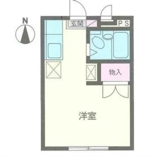 ドミ片倉 B棟【1階】の間取り