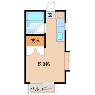 ベルメゾン【2階】の間取り