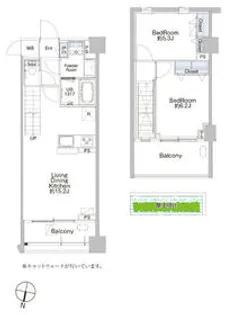 プロシード池上【3階】の間取り